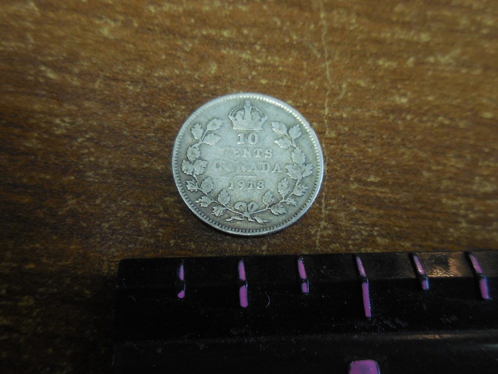 1918 Canadian Ten Cent Piece