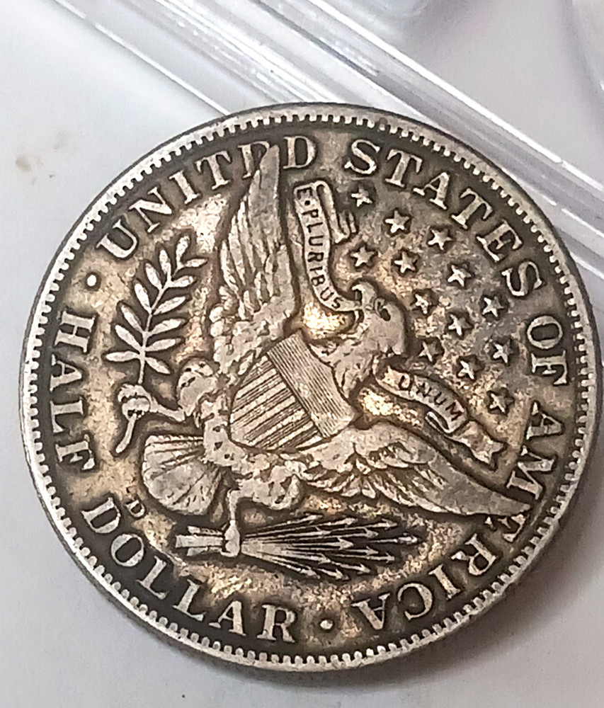1912 D BARBER HALF DOLLAR SUPER NICE VF++
