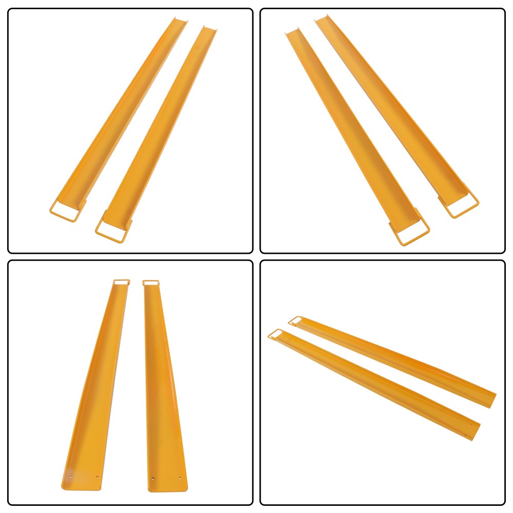 Forklift Extensions 4.5 inch Width Heavy 84 inch Fork Extensions Duty Steel
