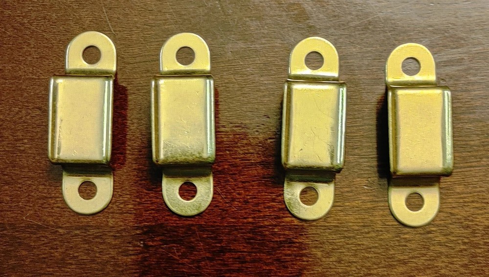 Vintage Antique Steamer Trunk Handle Loop Hardware (4)
