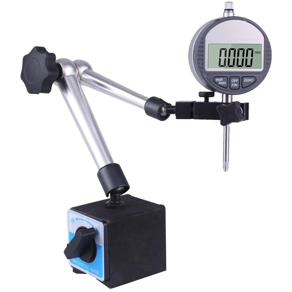 Magnetic Base Stand for Digital Dial Indicator Industrial Strength