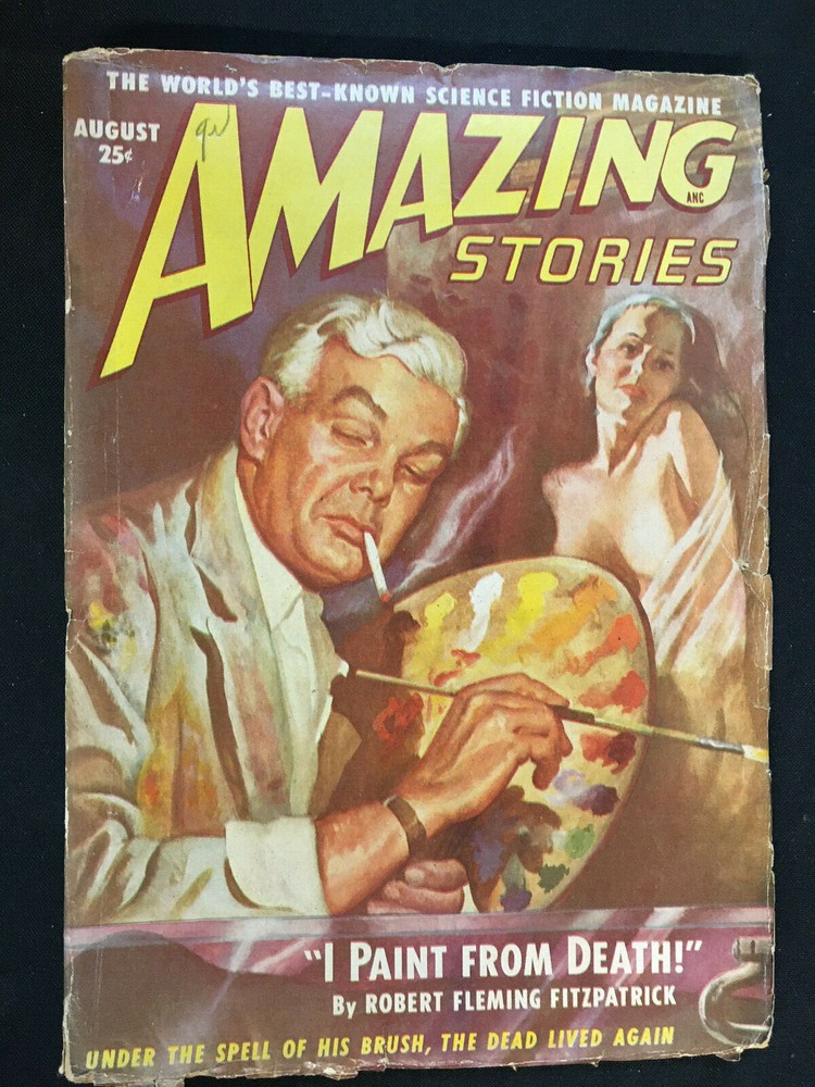 AMAZING STORIES PULP MAGAZINE AUGUST 1949 VG