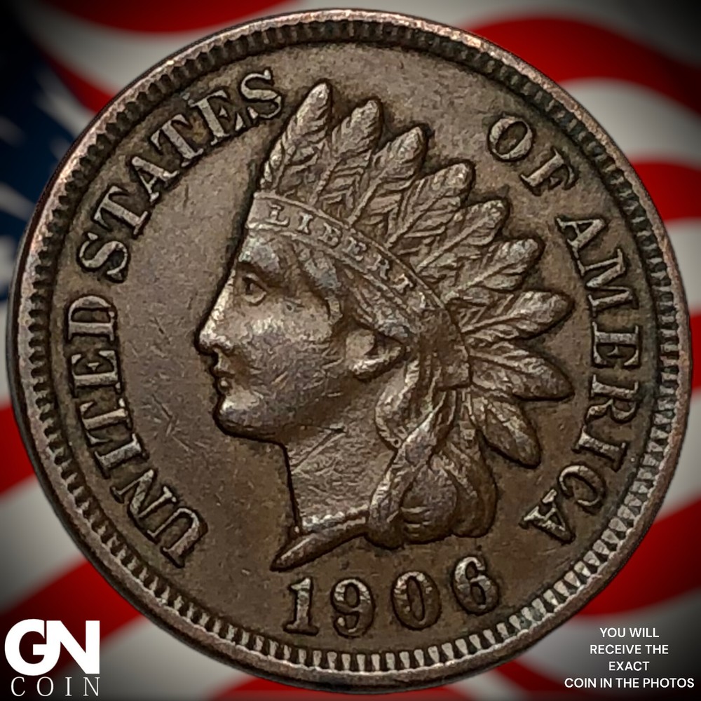 1906 Indian Head Cent Penny X1502