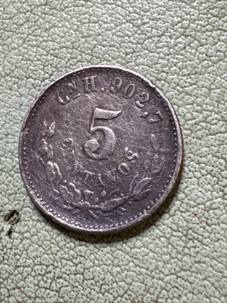 Mexico 5 centavos 1904 Cn H KM#400.2