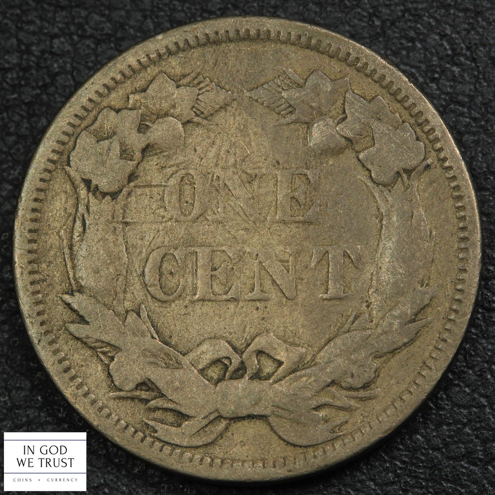 1858 Small Letters Flying Eagle Cent 1C