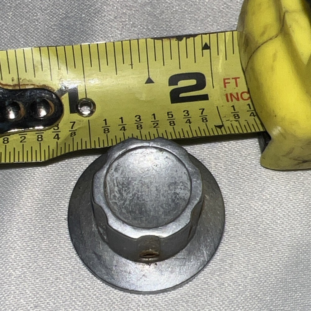 Heathkit Apache Transmitter Small Metal Knob one 1 inch Diameter .