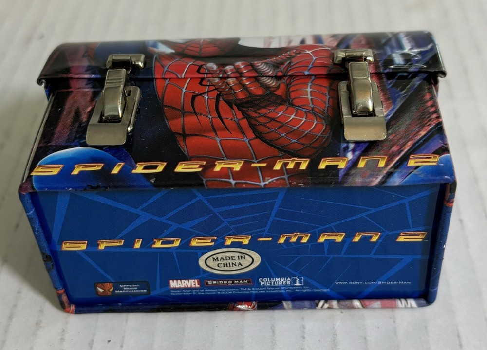 spiderman collectable tin box Marvel