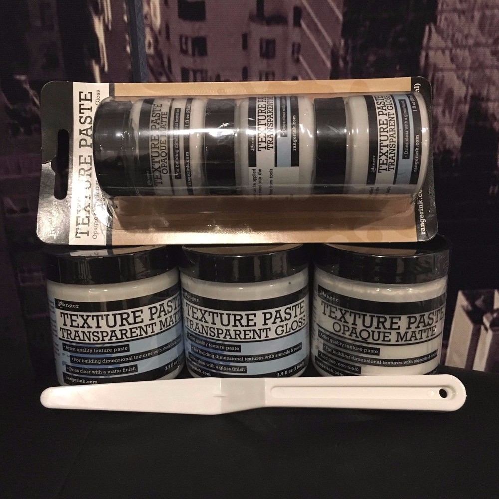 NEW Ranger Texture Paste- Choose Starter Pack, Opaque Matte, Transparent, Gloss