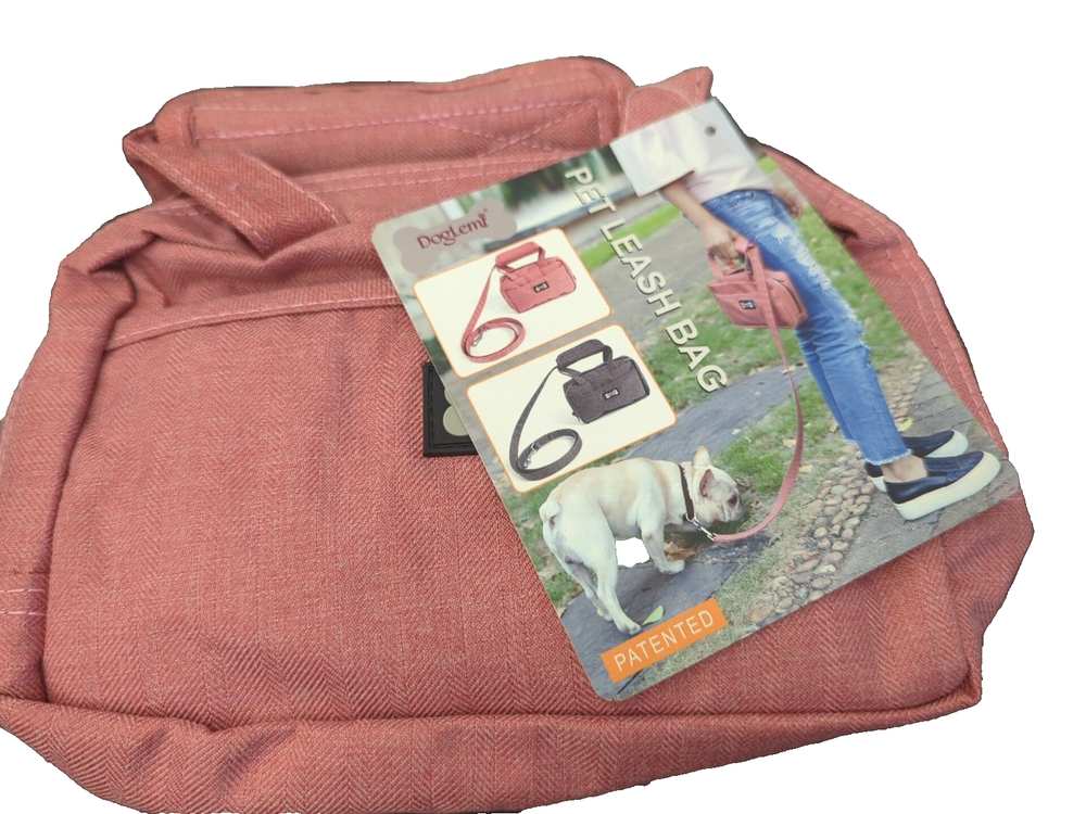 DogLemi Pet Leash Bag, Rose NEW