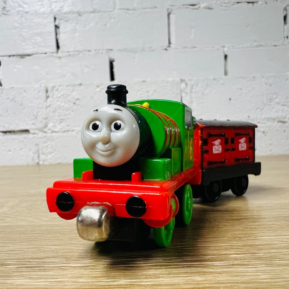 Pullstring Motorised Percy Thomas Take N Play Along Diecast Metal Push Trains