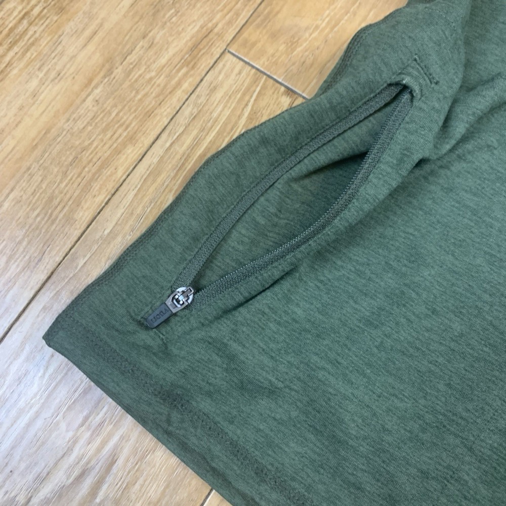 Vuori Pullover Mens L Green Ease Performance Half Zip 2.0 Stretch V221