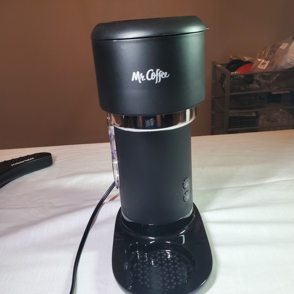 Mr. Coffee Iced + Hot Single-Serve Coffee Maker.