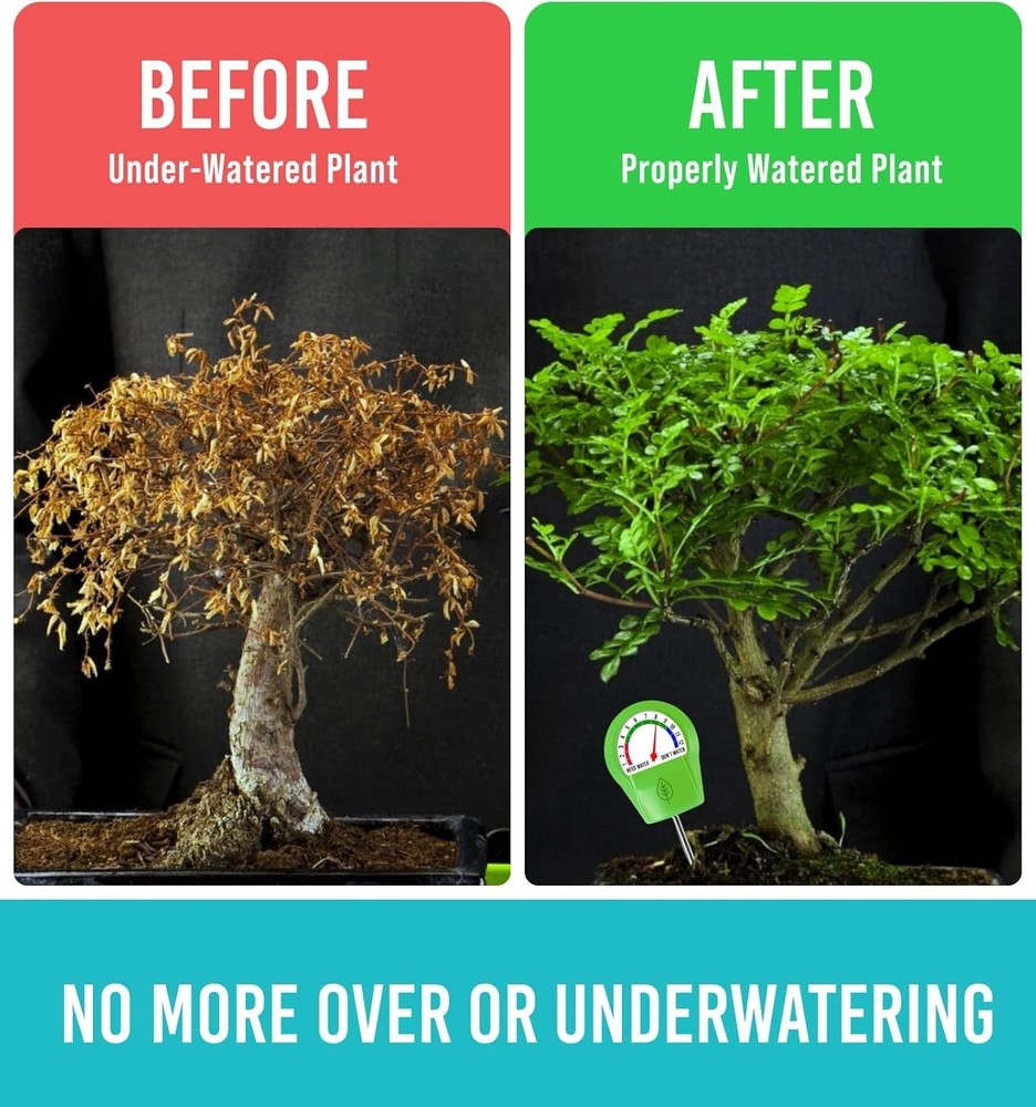 Compact Soil Moisture Meter for Plants - Ensuring Optimal Hydration Effortlessly