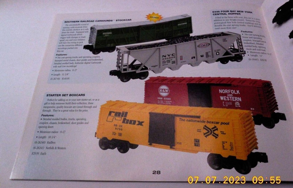 Lionel Classic Trains Catalog 1999 Volume 2