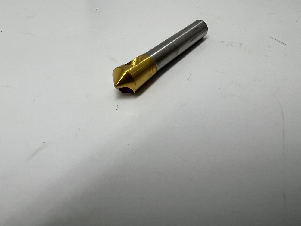 (QTY 6) Keo 5/16 100° Zero Flute Deburring Tool 53530-TIN