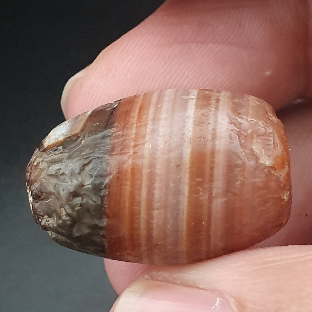Ancient Reddish Brown Suleimani Agate Spiritual Amulet