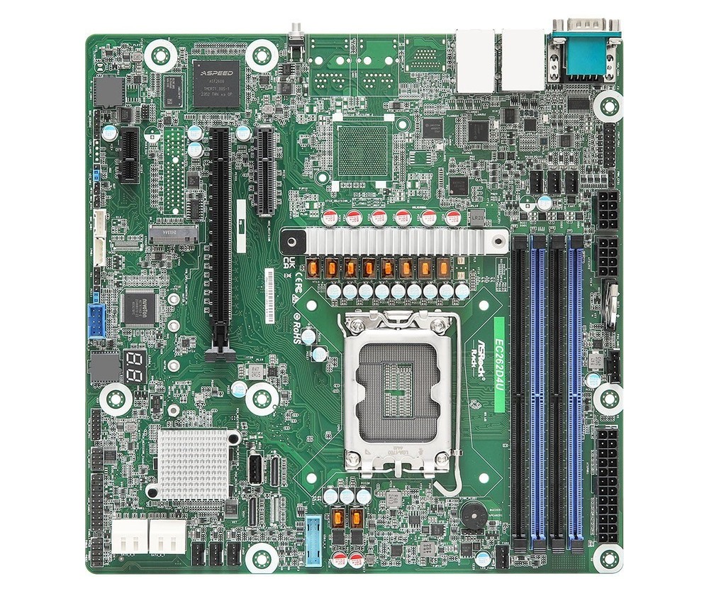 ASRock Server Motherboard EC262D4U Micro-ATX Single Socket V1 LGA1700