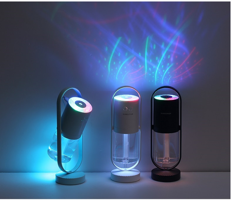 Magic Shadow USB Air Humidifier with Projection Night Lights –Color(Blue)