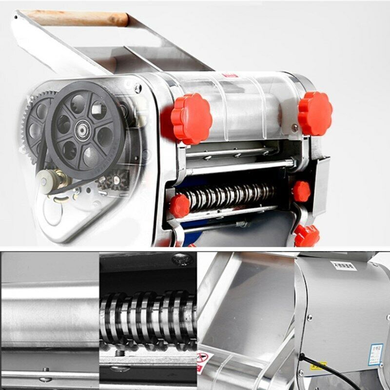 Commercial Electric Dough Roller Sheeter Noodle Pasta Dumpling Maker Machine