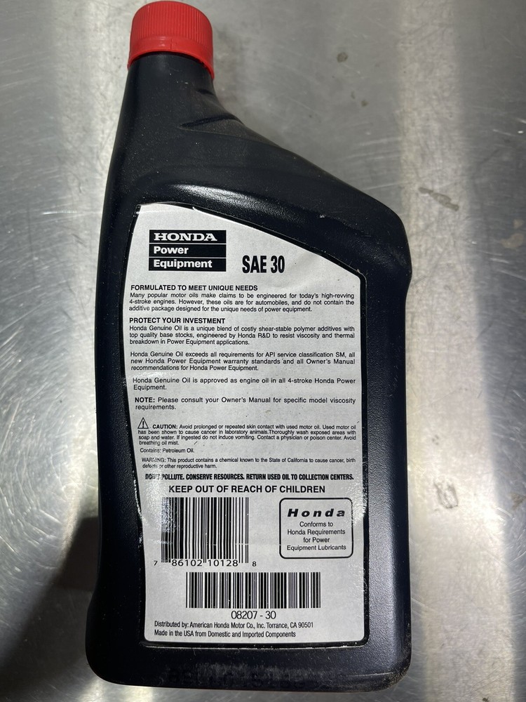 HONDA SAE 30 OIL