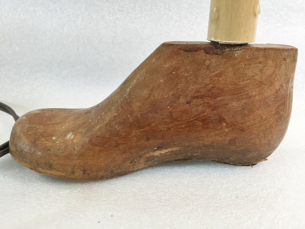Homemade Wooden Shoe Night Light