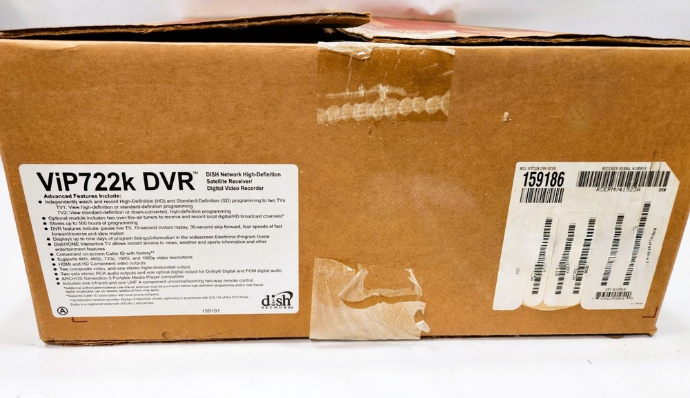 Dish VIP722k DVR Not Tested