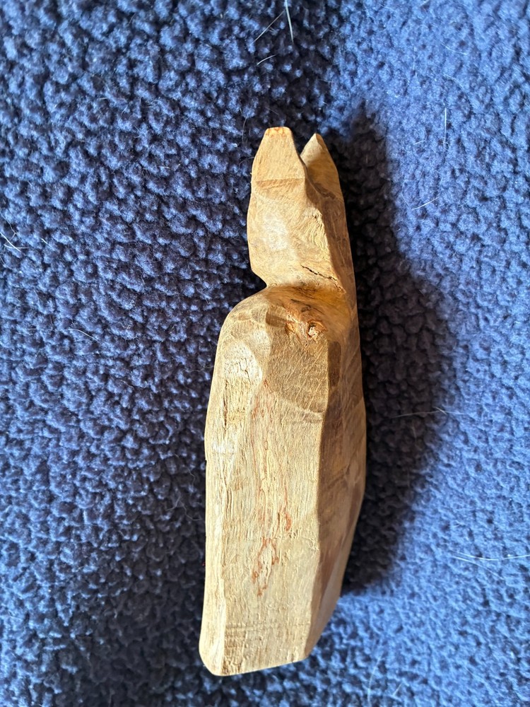 Hard Carved Moon Goddess Statue