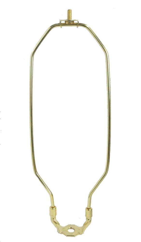 14" HEAVY DUTY POLISHED BRASS HARPS
