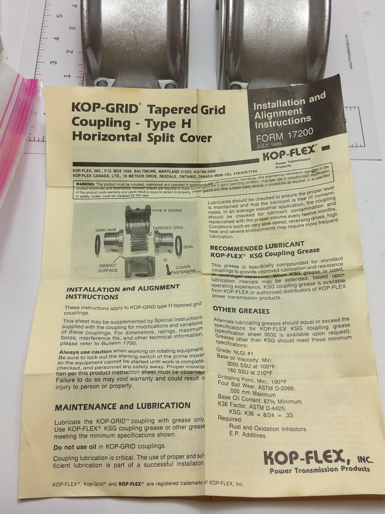 BROWNING KOP-FLEX COUPLING 1050CKH (NIB)