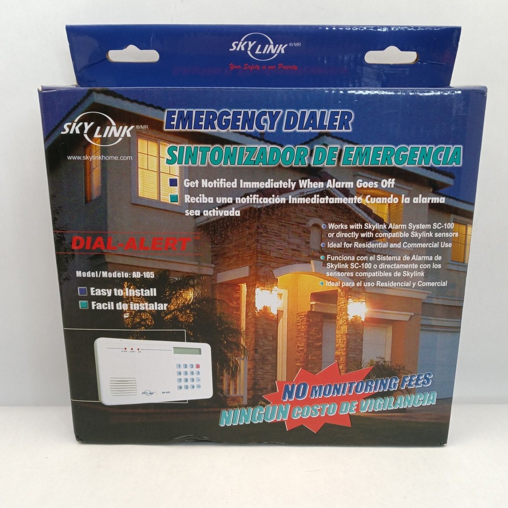 SKYLINK Wireless Emergency Dialer, wireless security system AD-105