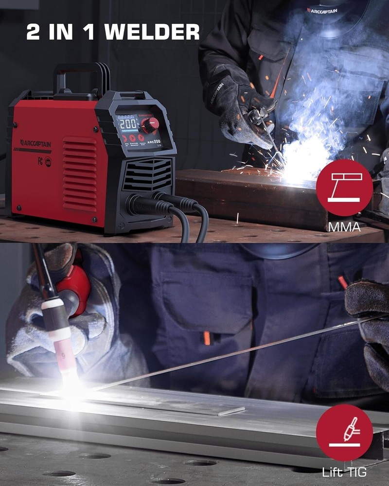 Rechargeable 200A Welding Machine - Lightweight, Portable, and User-Friendly