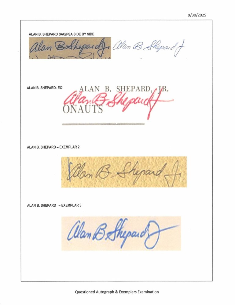 🚀 Mercury 7 Astronauts Signed Postmarked Envelope All 7 Autographs! 🚀