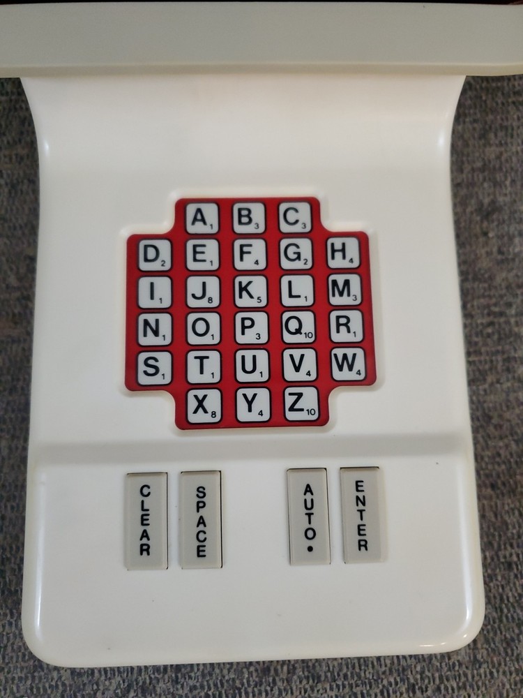 Scrabble Sensor Electronic Word Game Vintage 1978 Selchow & Righter