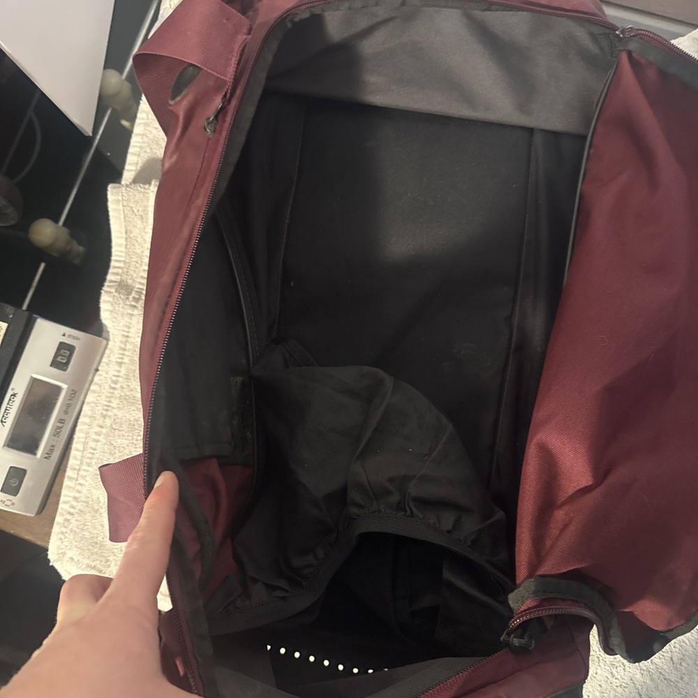 Nike Maroon Engineered Carry System Softball Baseball Backpack Bag