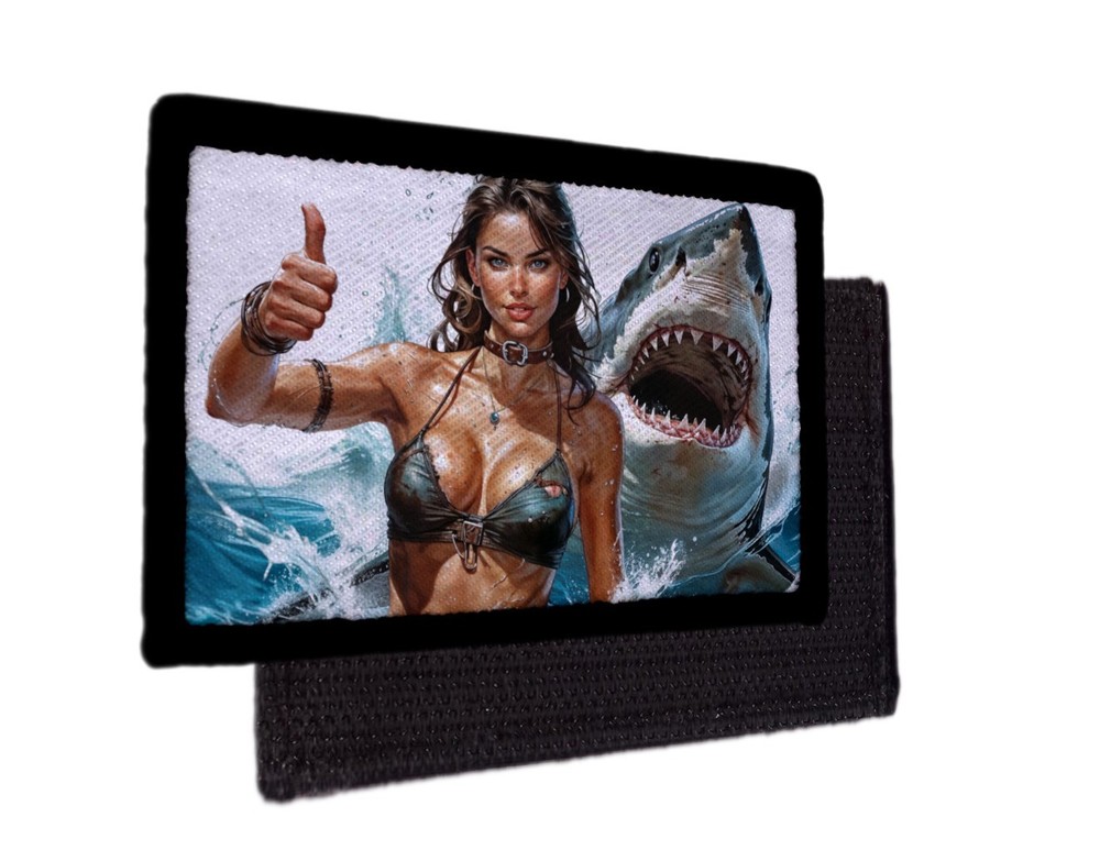 Stay Positive Shark Attack Patch Morale Tactical Hook [sub]