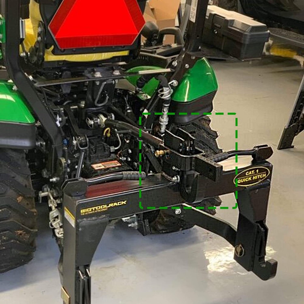 3 Point Quick Hitch Adapter Adjust Top Link Bracket Movements for Category 1