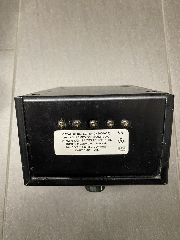 Baldor BC-140 CN3000A26 DC Motor Speed Control