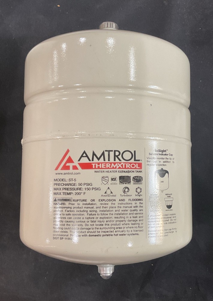 Amtrol Water Heater Expansion Tank 2.0 Gallon Volume *minor blemish* ST-5 L16