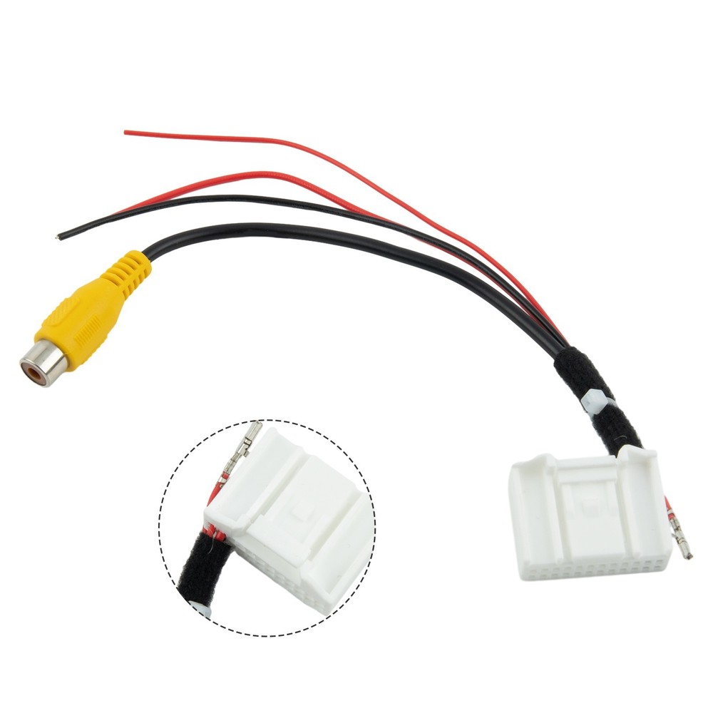 For Toyota Rearview Backup Camera Video Harness Adapter Cable 24pin Replace