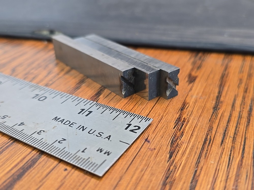 (3) 1/4" x 1/2" Lathe Cutting Bits Blank HSS High Speed Steel Rectangular