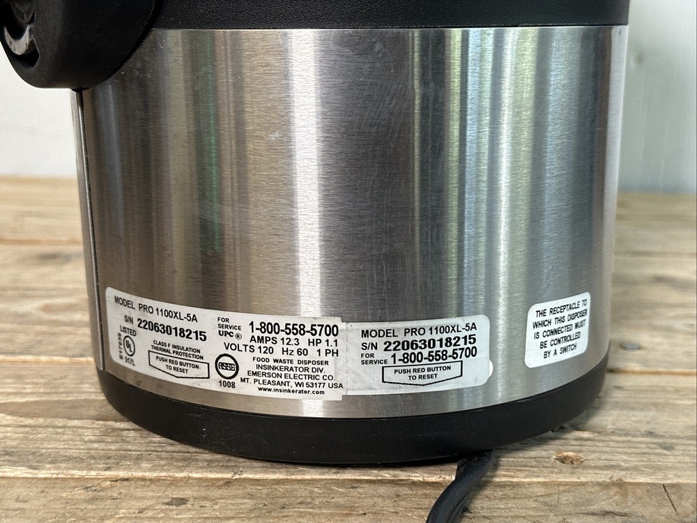 InSinkErator PRO1100XL PRO 1100XL-5A Garbage Disposal *Missing Pieces*