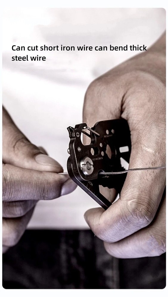Mini Multi Function Tool Survival Multitool Escape Bug Out Emergency All Purpose