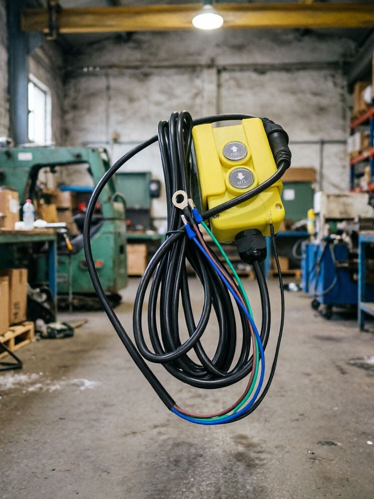 KTI Two Button Pendant Hydraulic Dump Trailer Controller - Power UP & DOWN