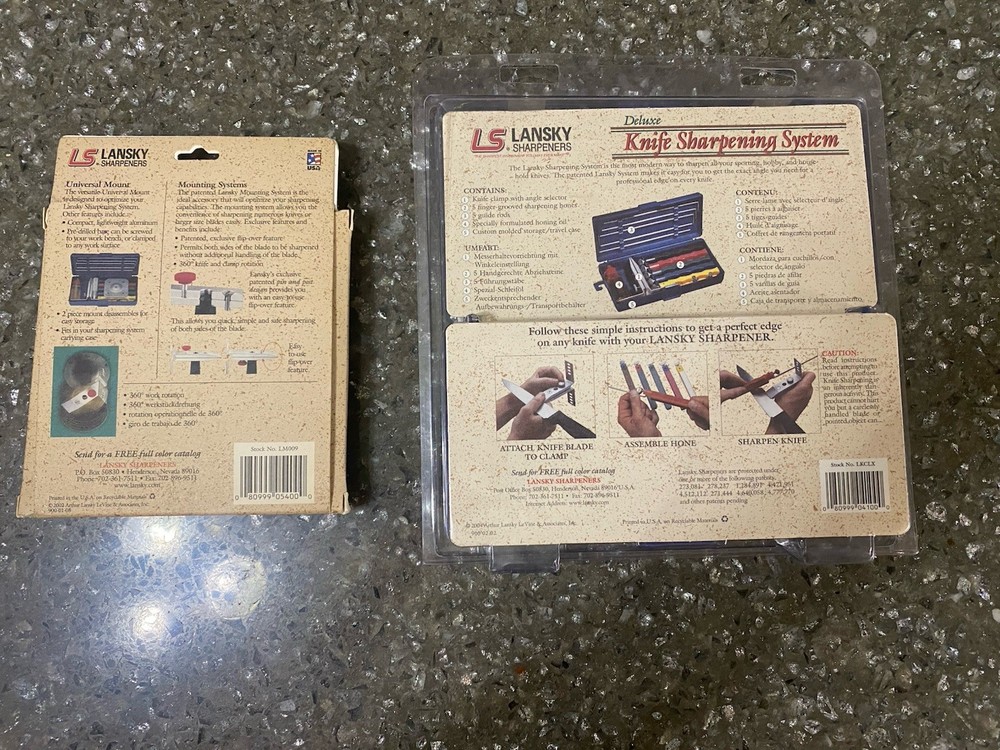 Lansky Deluxe Sharpening System with Universal Mount for Sharpening