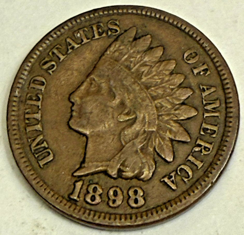 1898 Indian Head 1¢ Cent