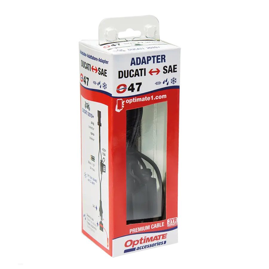 OptiMate Ducati To SAE Adapter Cable