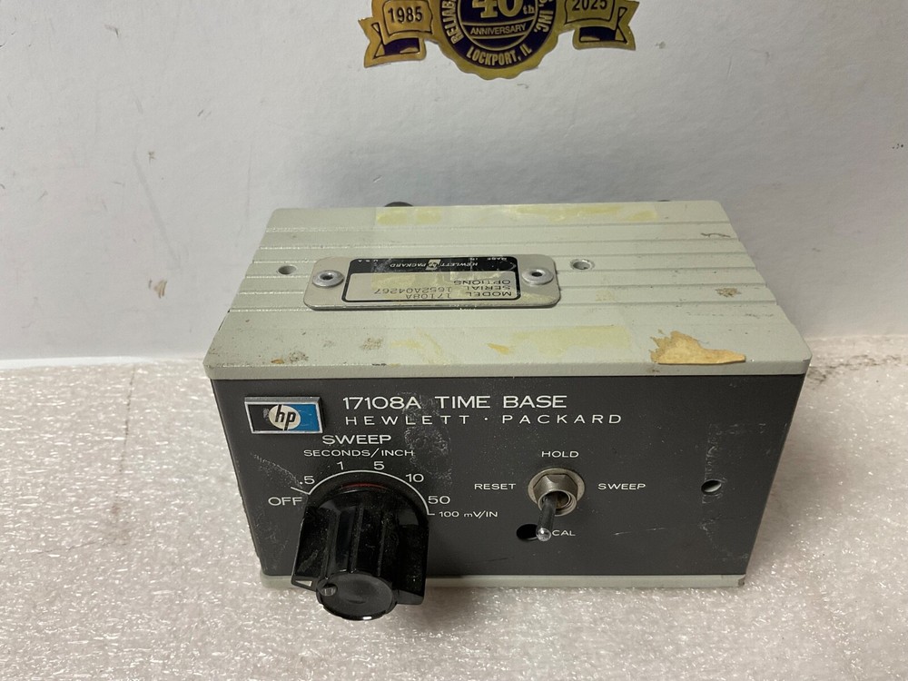 Agilent Hewlett Packard HP 17108A Time Base module no battery