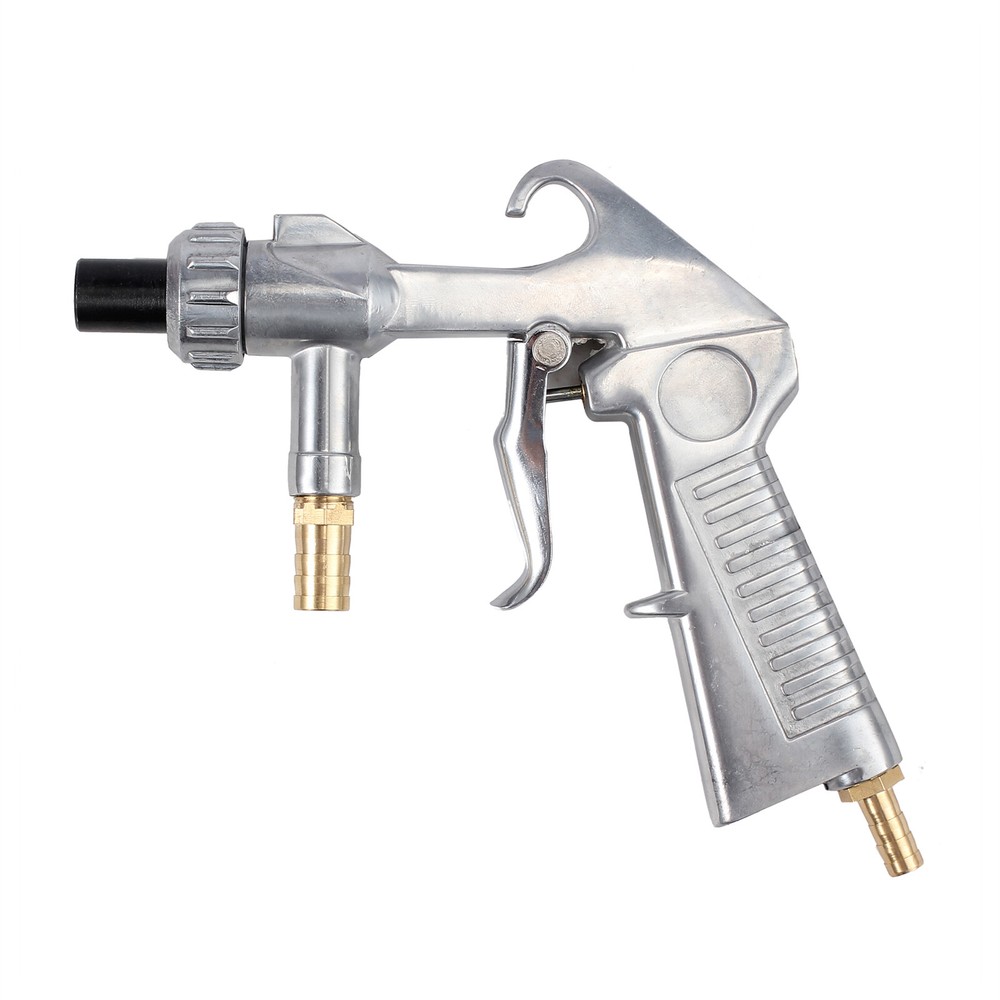 Replacement Siphon Feed SANDBLASTER GUN with 4 Ceramic TIPS Sand blast Cabinet