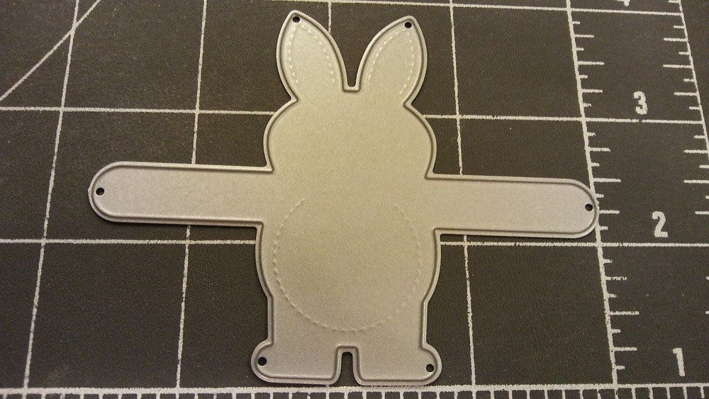 Universal Die Cut Tool Thin Metal Emboss Easter Bunny Egg Hold 3d Hunt basket
