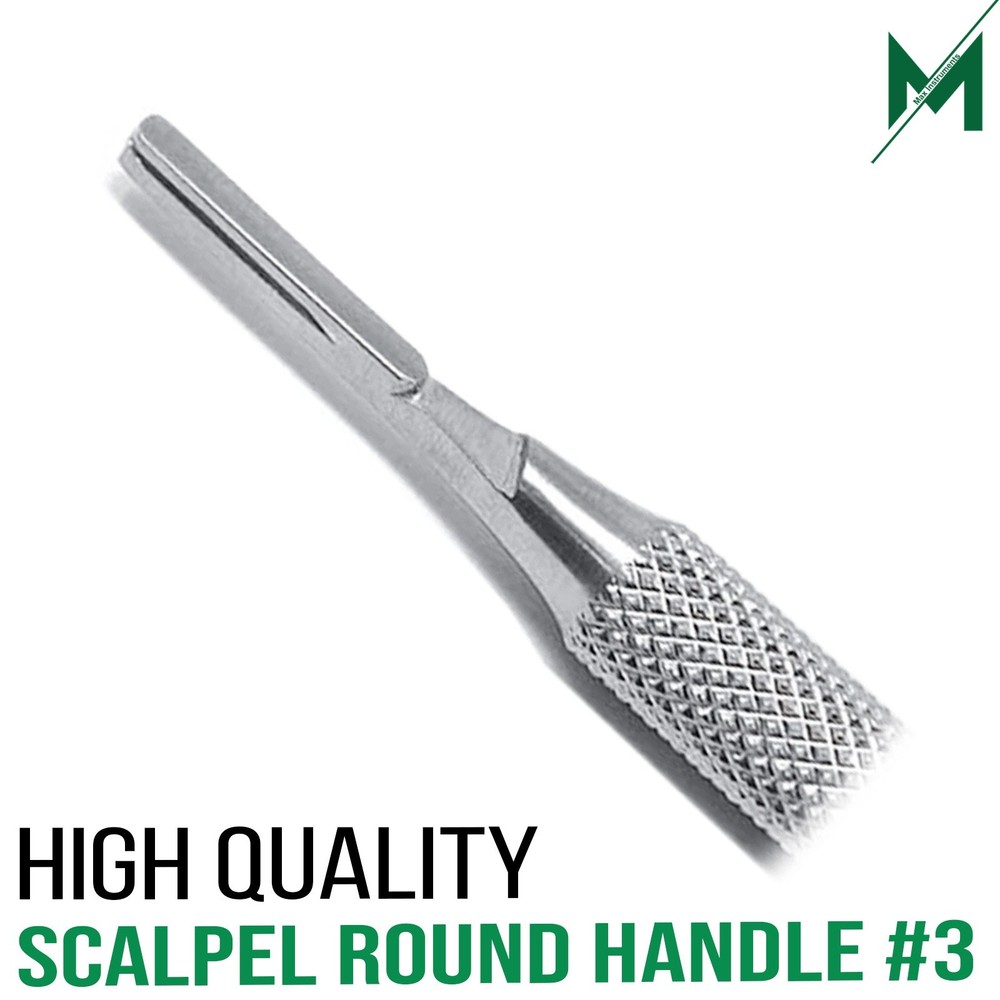 Surgical Scalpel Handle Holder #3 With Round Pattern Premium Quality Instruments